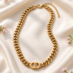 Gold-Tone Chunky Chain Necklace
