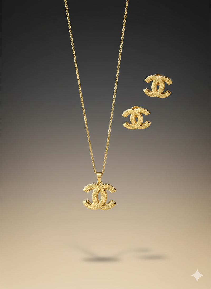 Amaura Radiant Emblem Neckset “Shimmer Icon Glow”