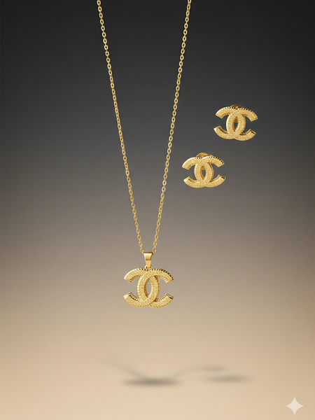 Amaura Radiant Emblem Neckset “Shimmer Icon Glow”