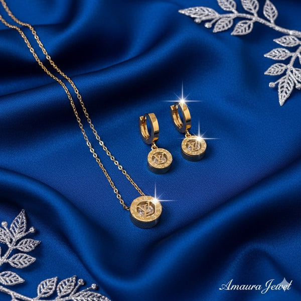 Amaura Lustrous Light Gold Set