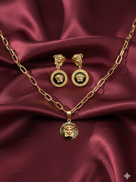 Amaura Noir & Gold Contrast Set “Black Tie Gold Set”