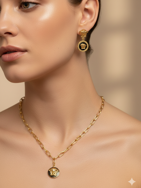 Amaura Noir & Gold Contrast Set “Black Tie Gold Set”