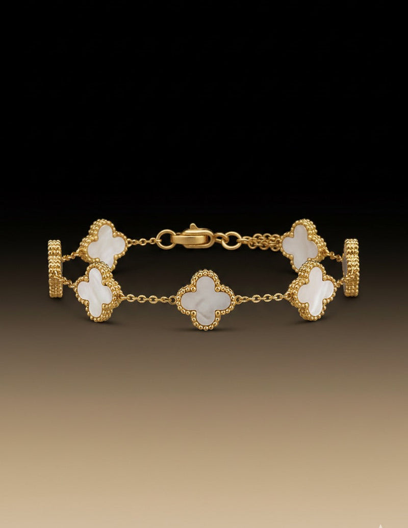 Amaura Ivory Clover Luxe Bracelet Image
