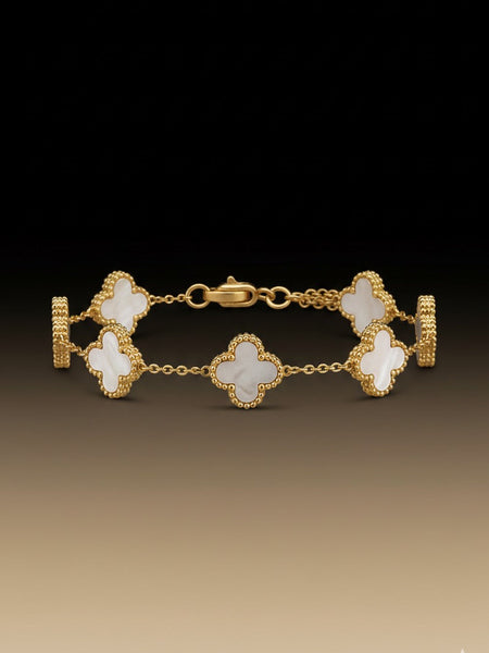 Amaura Ivory Clover Luxe Bracelet Image