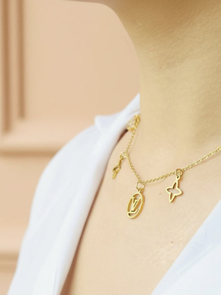 Inspired Charm Chain Necklace