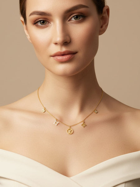 Inspired Charm Chain Necklace
