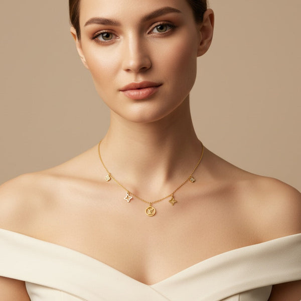 Inspired Charm Chain Necklace