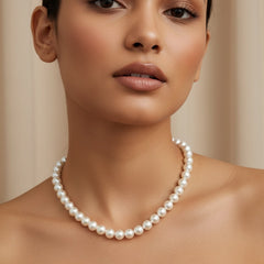 Amaura Pearl Essence Necklace On Neck
