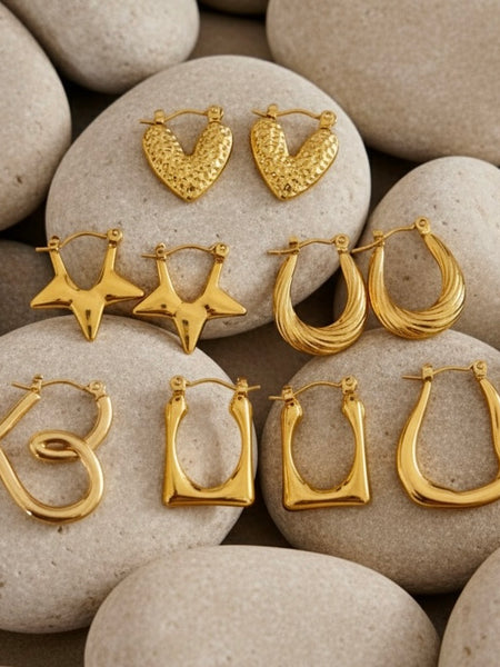 Hoop Earrings (Sets Of 6)