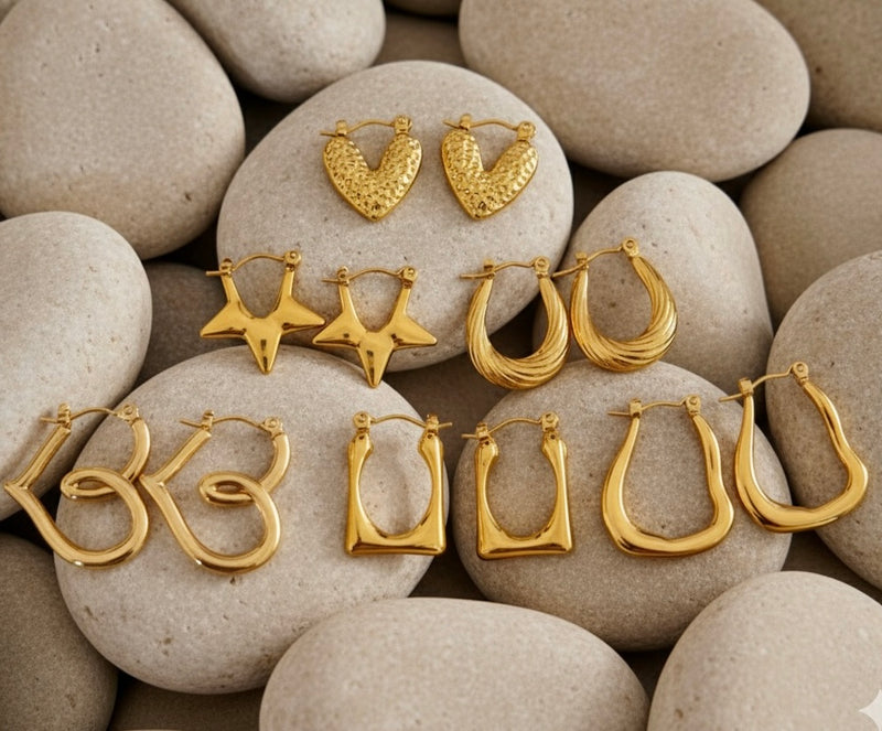 Hoop Earrings (Sets Of 6)