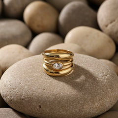 Triple Band Gold Ring