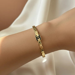 Minimalist gold finish kada

