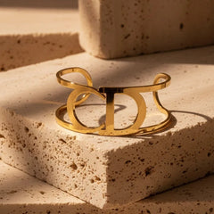 Free size stainless steel cuff bracelet
