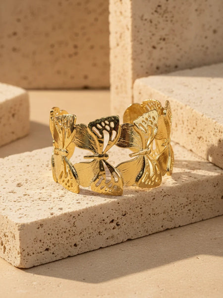 Big cuff butterfly design bracelet

