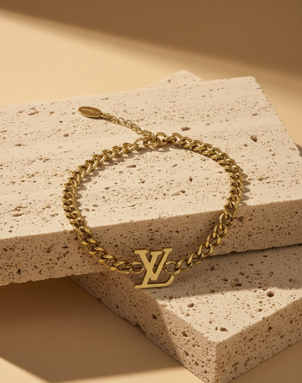 Luxe Monogram Chain Bracelet