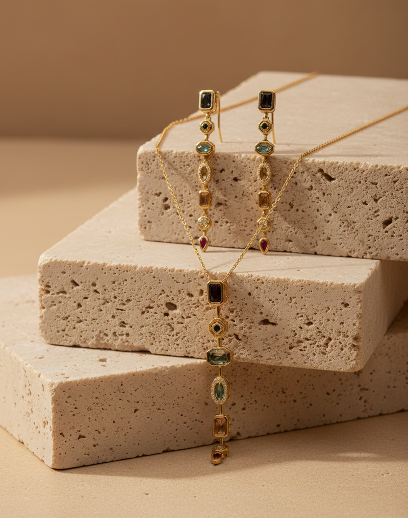 Amaura Celeste Multicolour Luxe Set Image