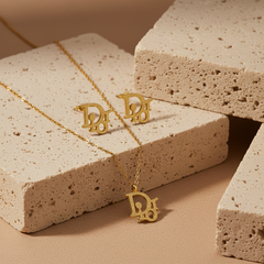 Amaura Initial Glow Gold Set