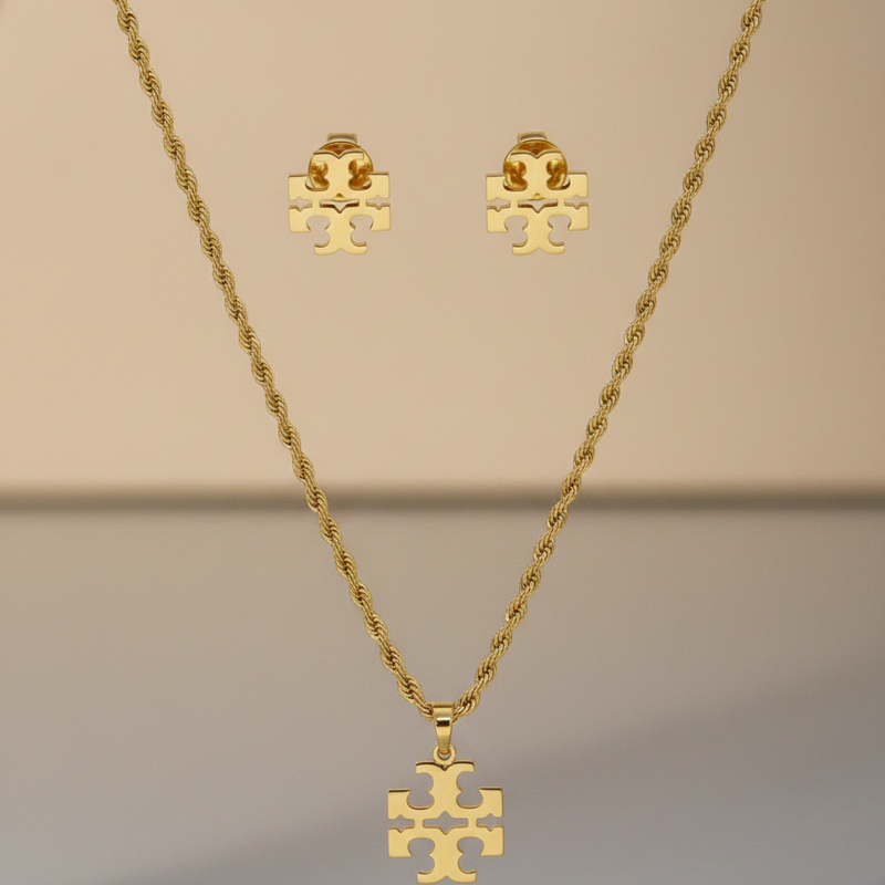 Classic Gold Neck Set Image