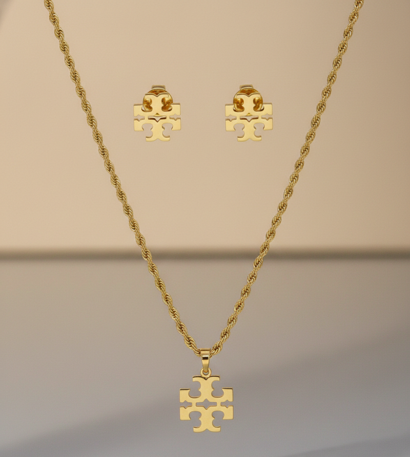 Classic Gold Neck Set Image