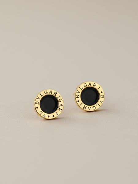 Black&Gold Stud Earring