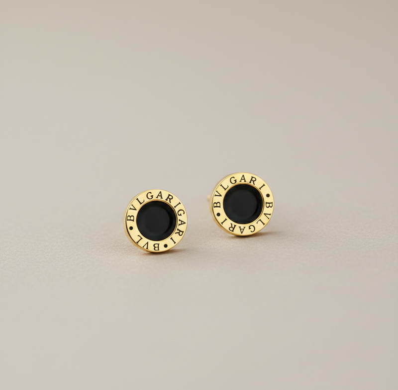 Black&Gold Stud Earring