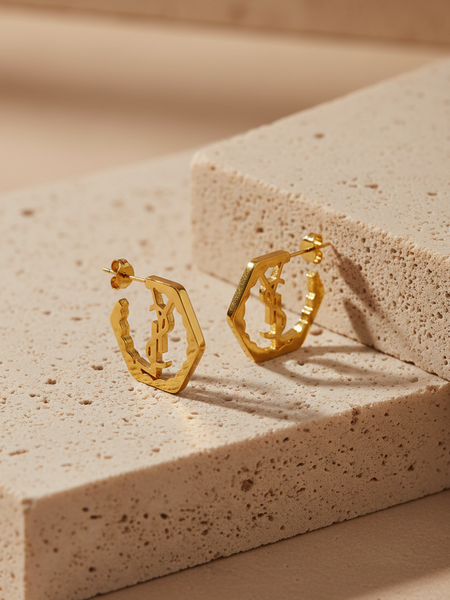Gold Earrings Image