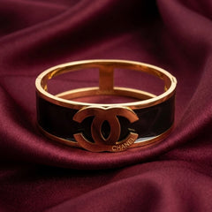 Gold Plated Luxe C Designer Kada for Women