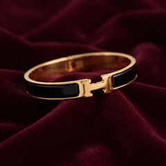 Gold Plated Luxe V Designer Kada for Women