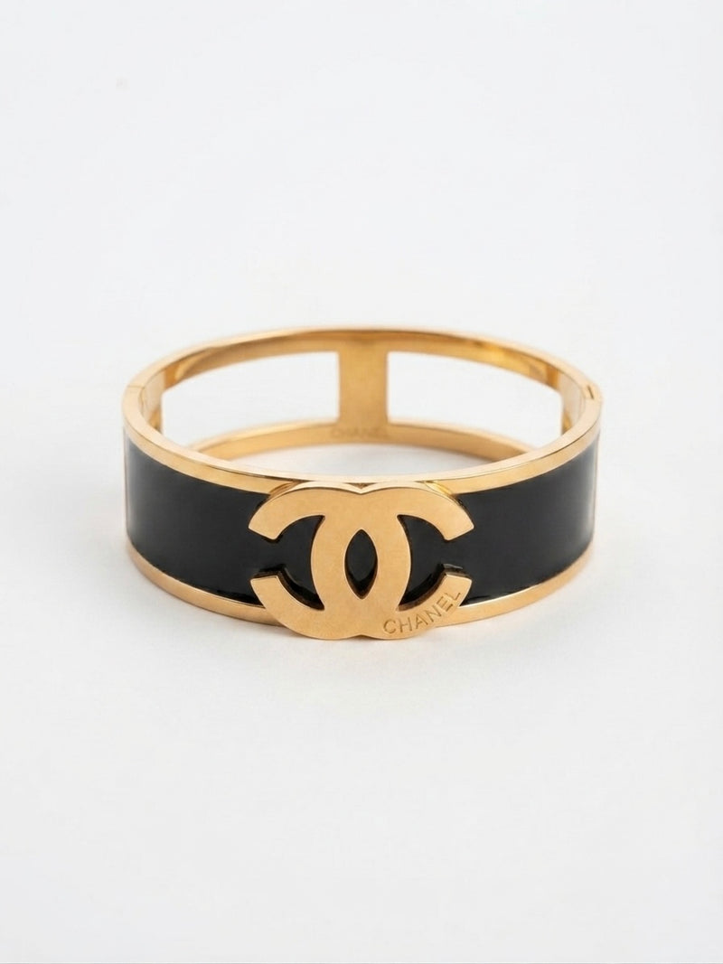 Gold Plated Luxe C Designer Kada for Women