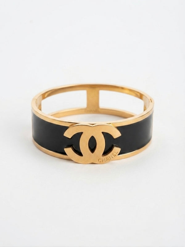 Gold Plated Luxe C Designer Kada for Women