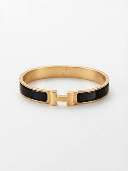 Gold Plated Luxe V Designer Kada for Women