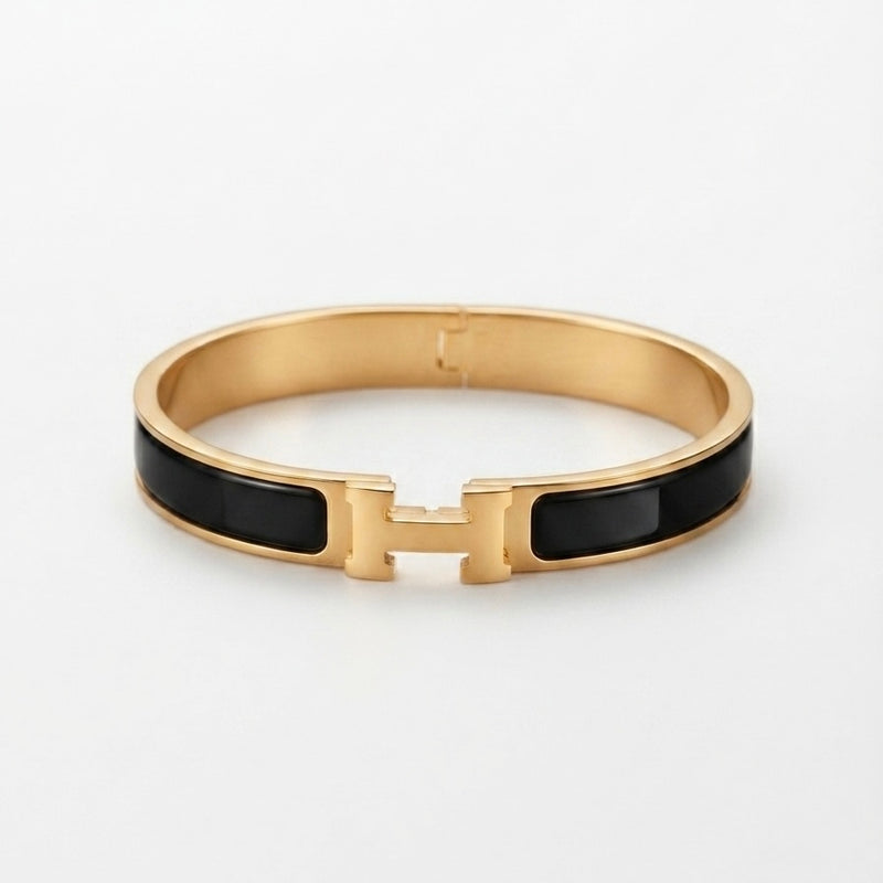 Gold Plated Luxe V Designer Kada for Women