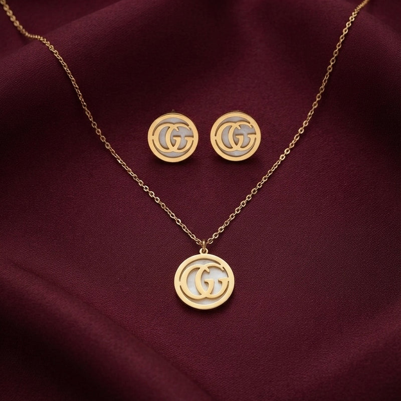 Gold Plated Luxe Pearl Neckset for Women