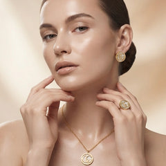 Gold Plated Luxe Pearl Neckset for Women