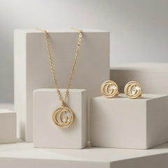 Gold Plated Luxe Pearl Neckset for Women