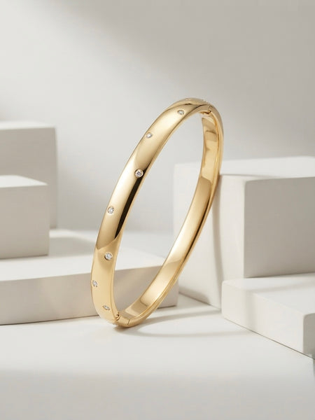 Gold Plated Classic Designer Kada for Women