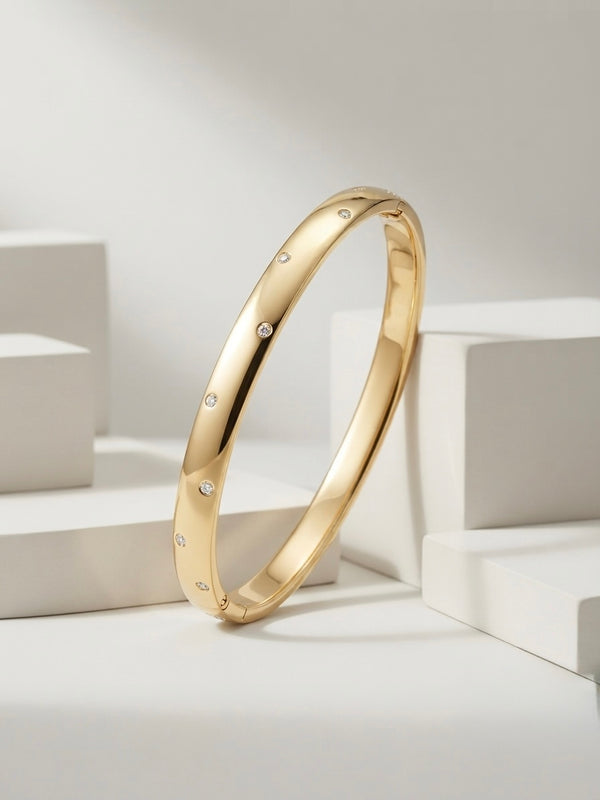 Gold Plated Classic Designer Kada for Women