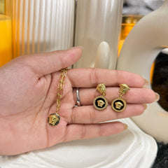 Amaura Noir & Gold Contrast Set “Black Tie Gold Set”