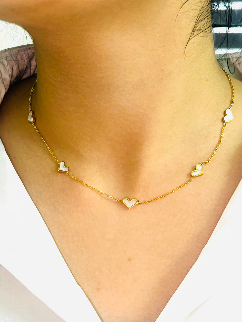 Amaura Pearlescent Gold Luxe Set “Pearl-Infused Gold Beauty”