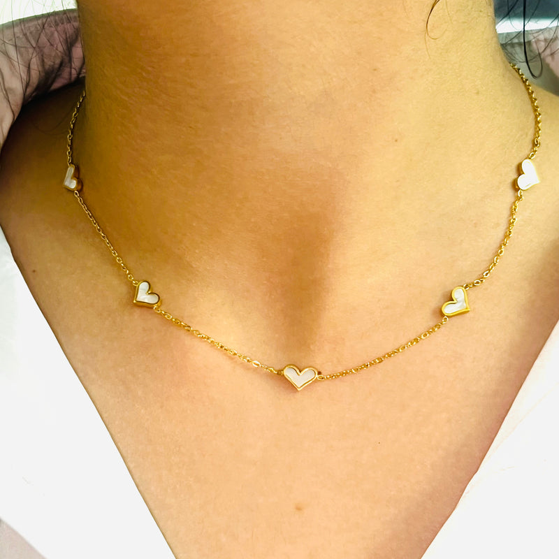 Amaura Pearlescent Gold Luxe Set “Pearl-Infused Gold Beauty”