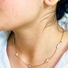 Amaura Pearlescent Gold Luxe Set “Pearl-Infused Gold Beauty”