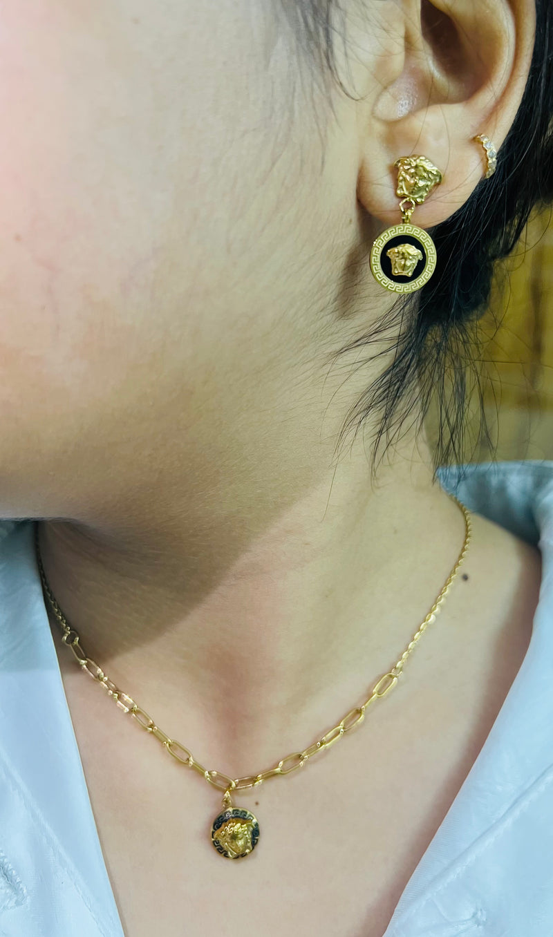 Amaura Noir & Gold Contrast Set “Black Tie Gold Set”