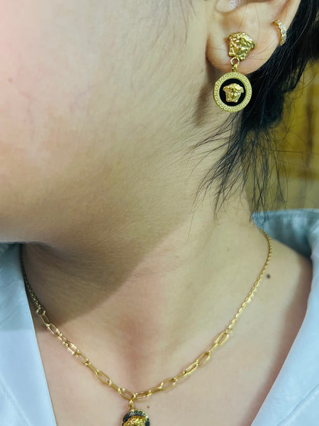 Amaura Noir & Gold Contrast Set “Black Tie Gold Set”