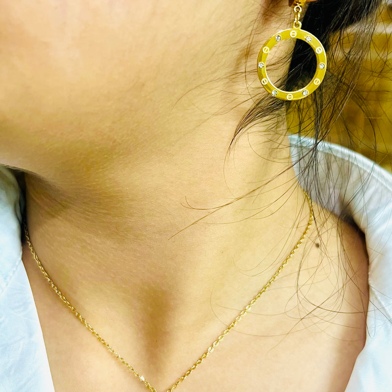 Amaura Diamond Sparkle Gold Set “Golden Shimmer & Stones”