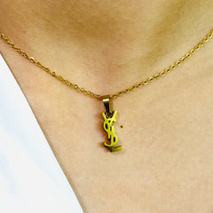 Amaura Golden Whisper Necklace Set “Soft Gold Elegance”