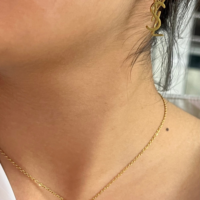 Amaura Golden Whisper Necklace Set “Soft Gold Elegance”