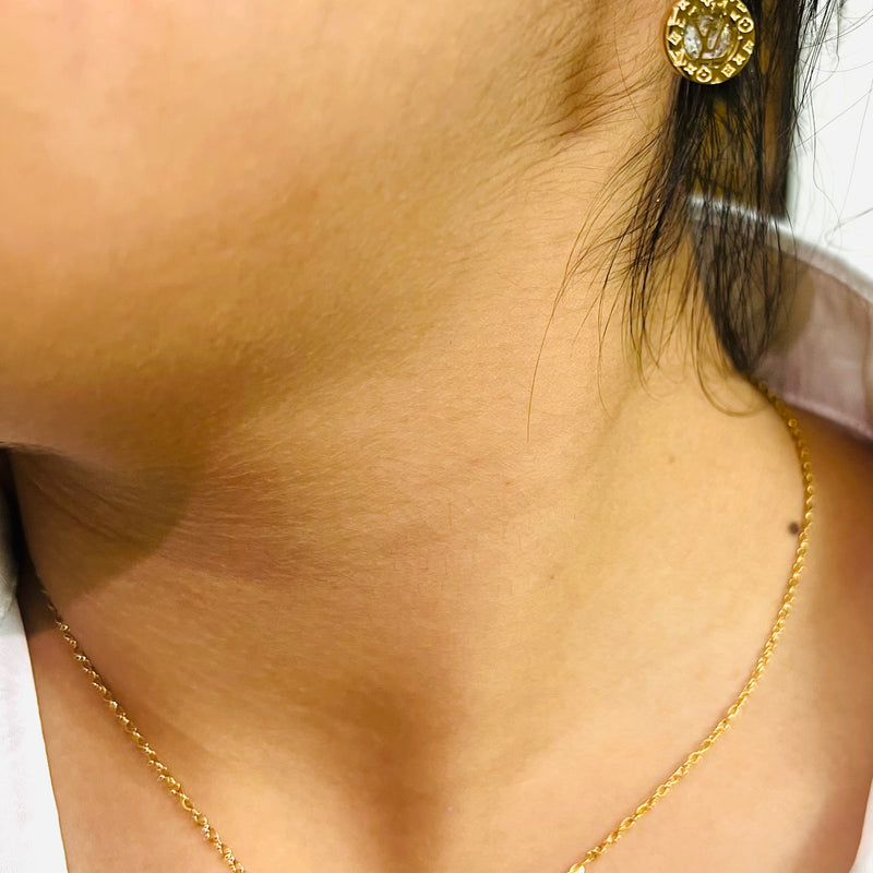 Amaura Lustrous Light Gold Set “Golden Radiance Necklace”