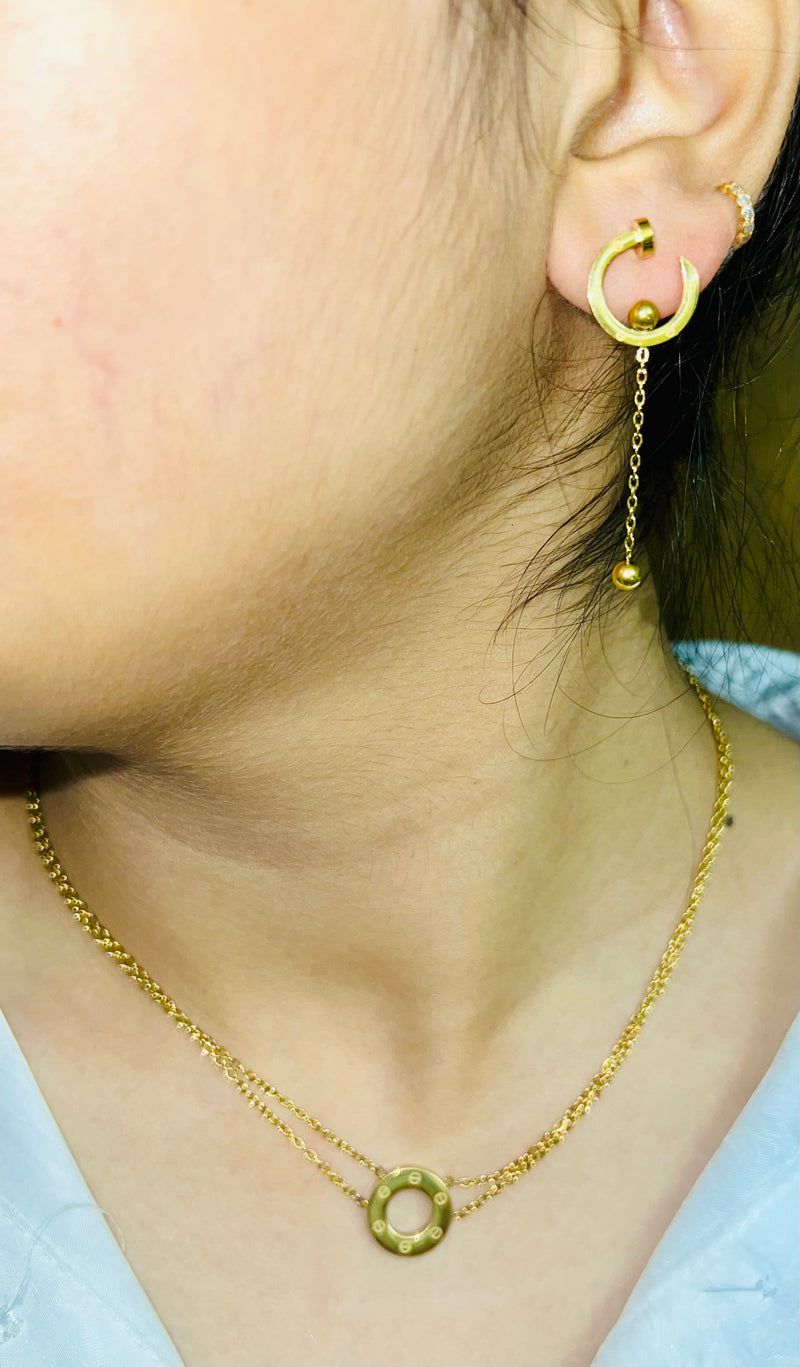 Amaura Eternal Gold Statement Set “Golden Legacy Necklace”