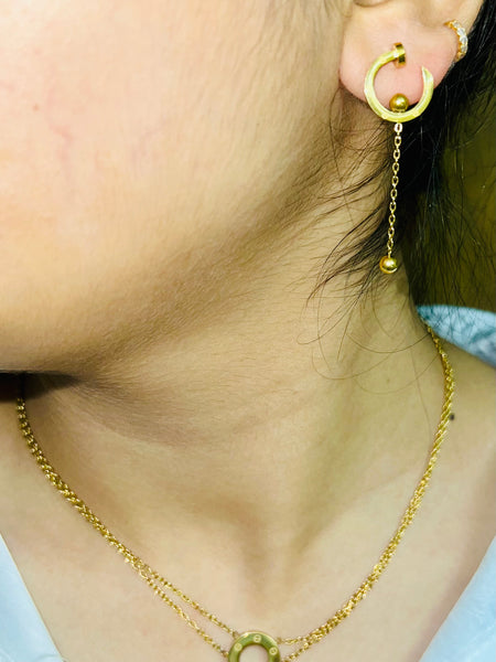 Amaura Eternal Gold Statement Set “Golden Legacy Necklace”