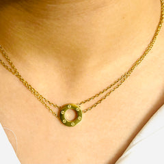Amaura Eternal Gold Statement Set “Golden Legacy Necklace”